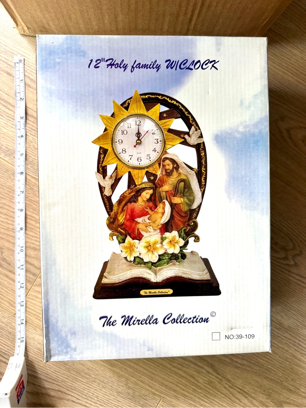 Holy Family Decorative Clock - Multicolor